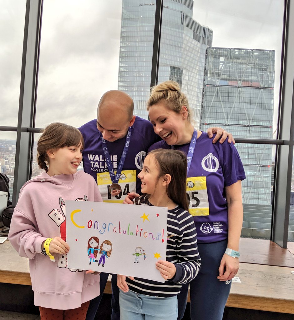 GOSHCharity's tweet photo. Such phenomenal support from family and friends for all our wonderful climbers! 💗 #GOSHTowerClimb https://t.co/dQgplHkl5U