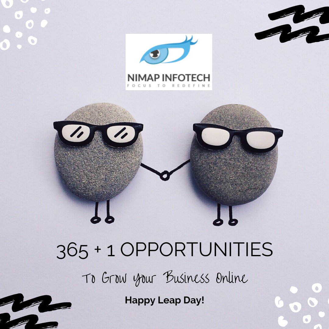 NimapInfotech's tweet image. Today, being the 29th of February 2020 you have an extra day to level up your business! #NimapInfotech is here to help you out with the #mobileapp &amp;amp; #webapp development services in Mumbai! 

#LeapYear2020 #LeapYear #LeapYearDay #LeapDay #DigitalMarketing #Outsourcing #Developers