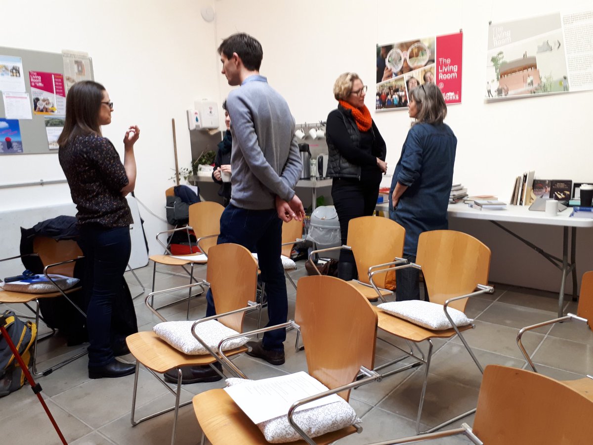BeaLast's tweet photo. Bea Last #Artist at @spudworks_ for #DayofDialouge for the exhibition #PLACEingObjects curated by @Bodpod43 #phd @axisweb @sca_net @WeAreUpland @WhiteNoise_pr https://t.co/ErWl0vfmKT