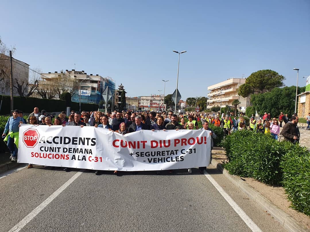 Ajuntamentcunit's tweet image. 🔴CUNIT DIU PROU! Demanem seguretat, millor mobilitat i menys tràfic rodat. Volem solucions a la c31. 
cunit.cat/cunit-demana-s… #AjuntamentDeCunit #ElTeuAjuntament #Cunit