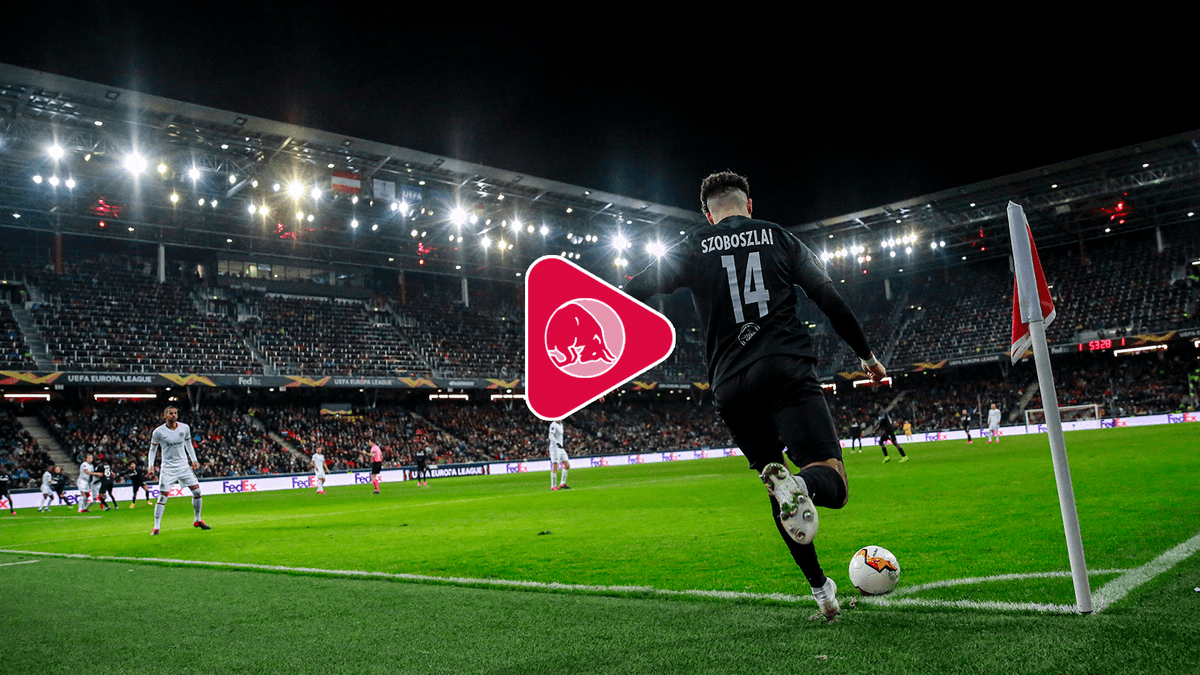 RedBullSalzburg's tweet photo. Eine Leistung, die mehr unserem Gesicht entspricht, ließ unseren Traum zumindest 82 Minuten lang leben – die Highlights von #SALSGE: https://t.co/8rp6Hx5hrs https://t.co/txS5Jgzsre
