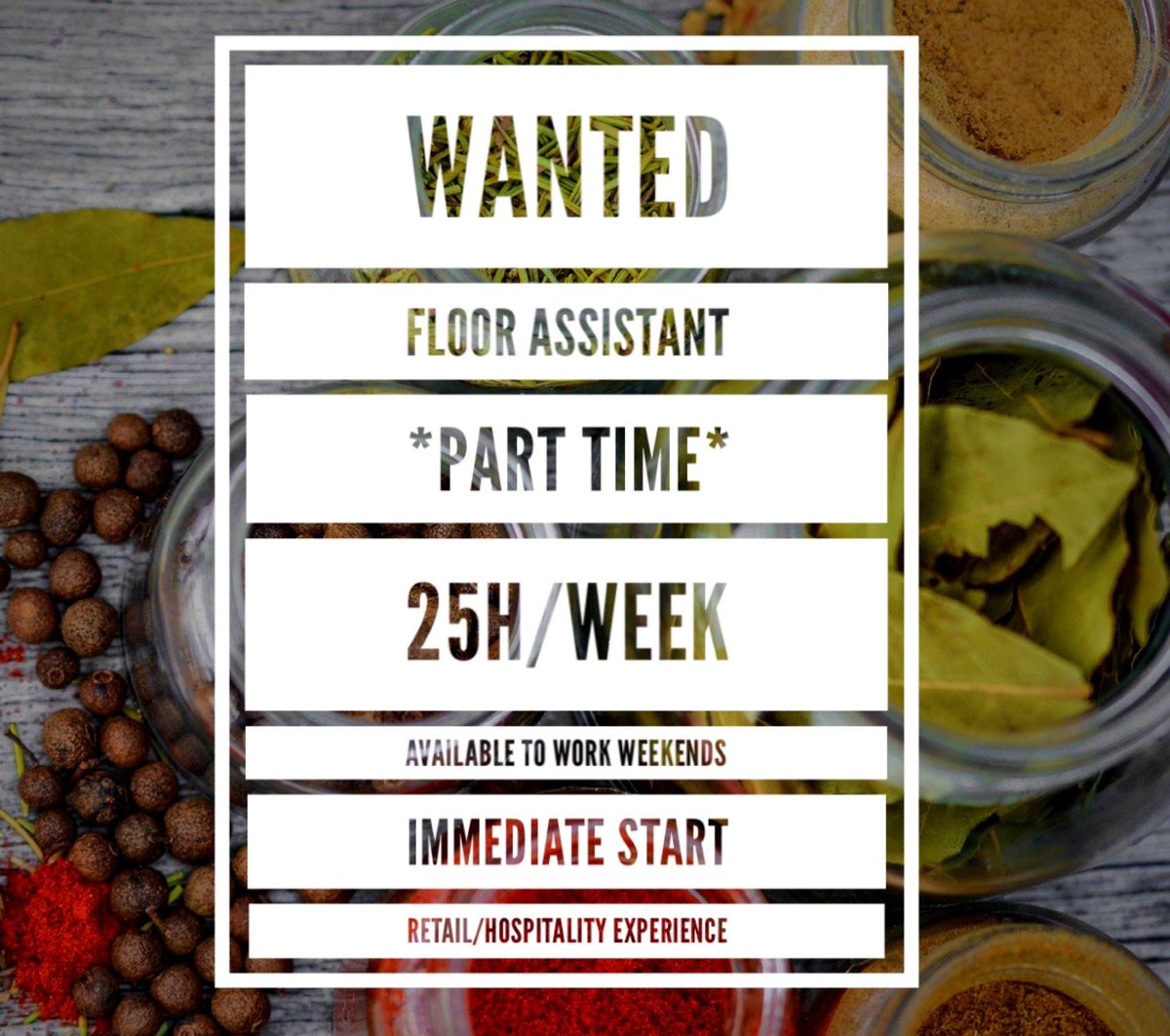 Work With Us!
We are looking for a zero waste hero to join our team in Hackney!
Part-Time position (~25/h week) for immediate start!
If you think you're a right fit you can learn more and apply through the  jobs section on our website buff.ly/2uFKjaJ