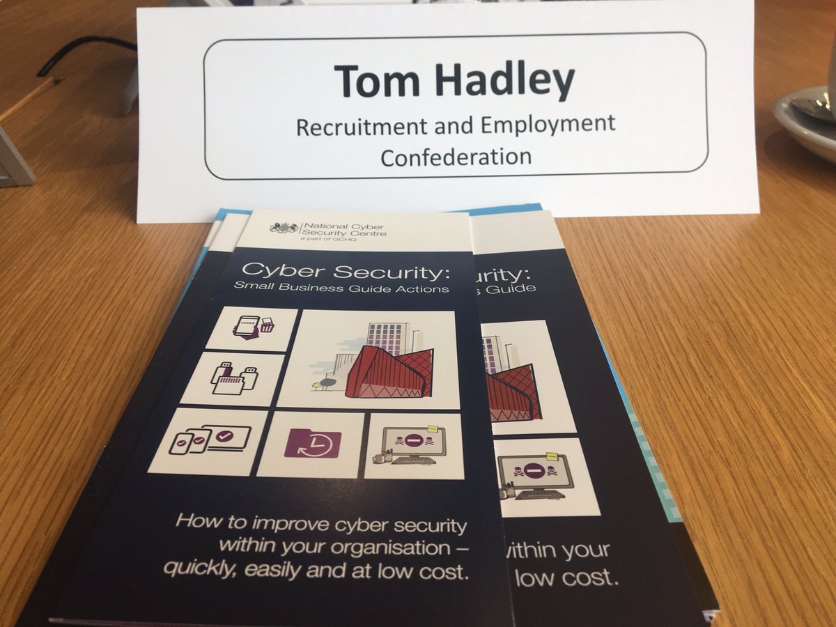 HadleysComment's tweet photo. #TheWeekInPics - We were invited to roundtable w/ the Minister for cyber security at the National Cyber Security Centre near Victoria Station. Huge hot topic, finding & placing ppl w/ right cyber skills will become increasingly important. Opportunities here for @recmembers https://t.co/VIZ1zkwZue
