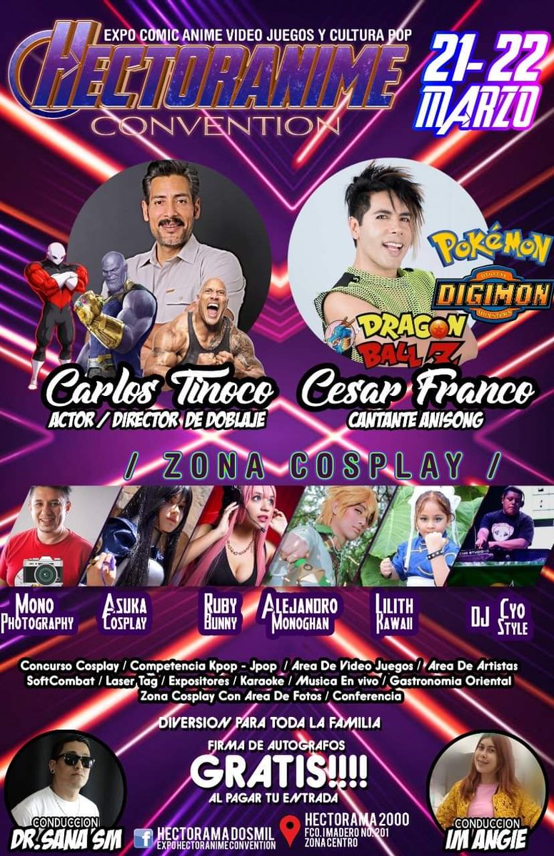 RHectorama2000's tweet photo. Proximo 21 y 22 de marzo en nuestras instalaciones festejando nuestro 23th. Aniversario  y el 7° de Héctoranime convention no te lo pierdas Reynosa Tamps. zona centro https://t.co/1sTpX0b8Wd