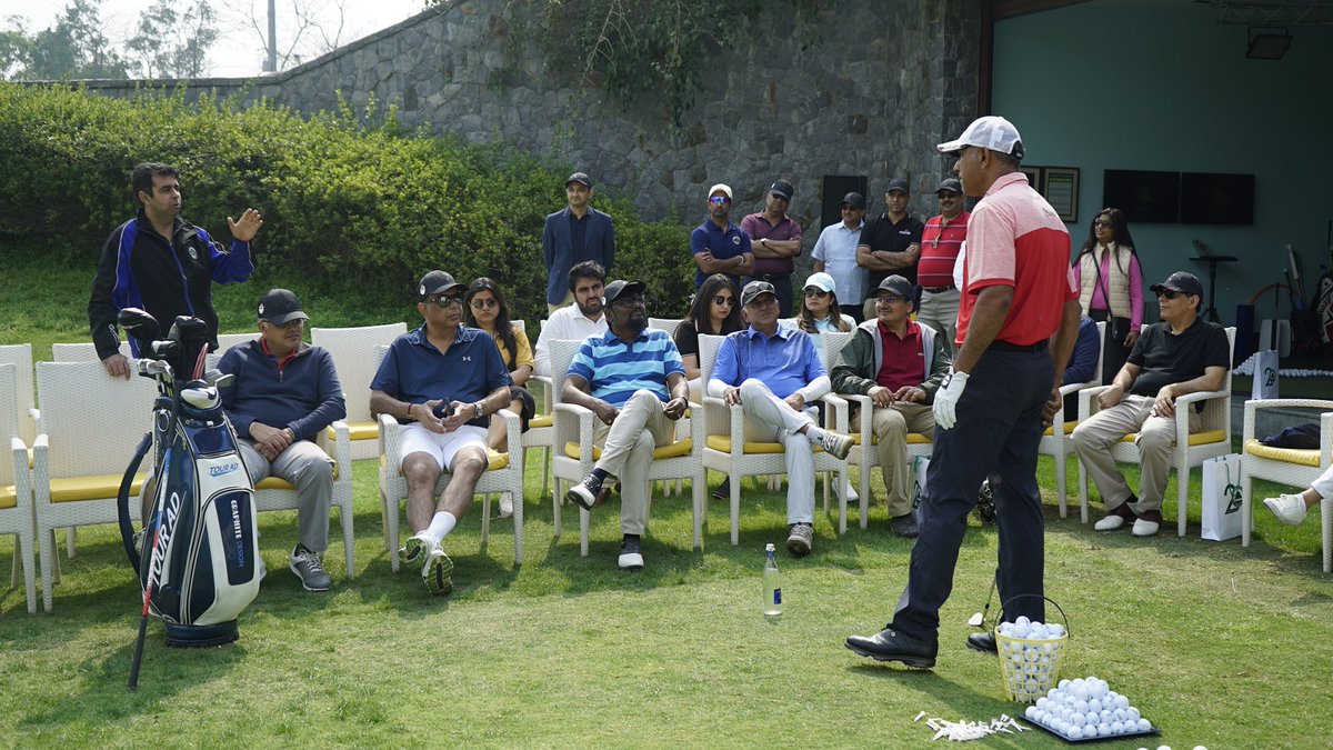 In golf just like in business, tempo is key. Some people are fast-paced, some are slow and mindful. What's important is that we find what works for us and stick to that. The Power Fairway - ET-ILC Golf Series
with renowned golfer <a href="/JeevMilkhaSingh/">Jeev Milkha Singh</a> 
<a href="/karanbindragolf/">Karan Bindra</a>
