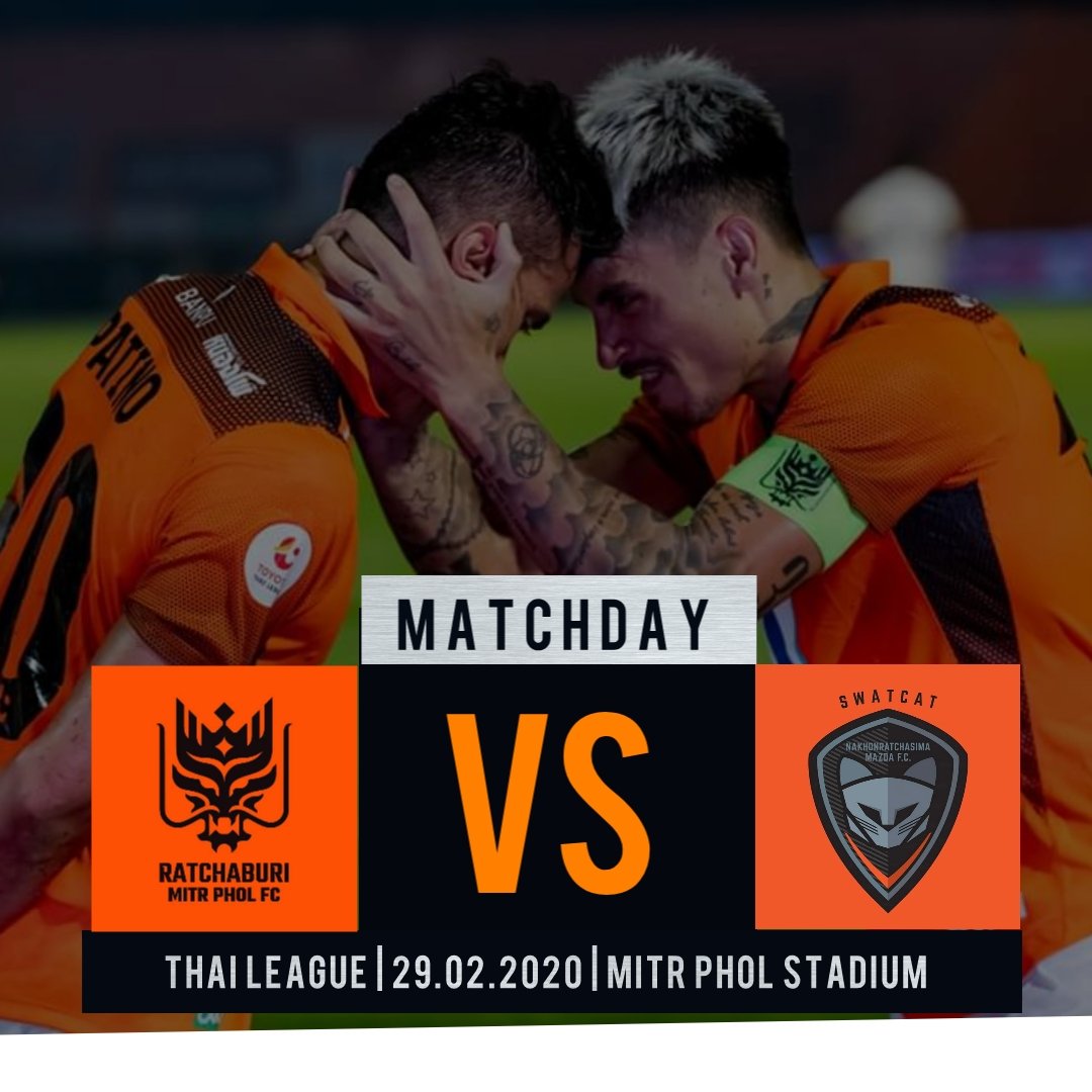 TheDragonianFC's tweet photo. It's MATCHDAY 4th of The Toyota Thai League 2020
⚽️ #RBMFC vs Nakhonratchasima FC
⌚ 8:00 PM
🏟️ MITR PHOL STADIUM
📺 TrueSport 2
#TTL2020 #RBMFCvNRMFC #RatchaburiDay https://t.co/15Dw8GTWTL