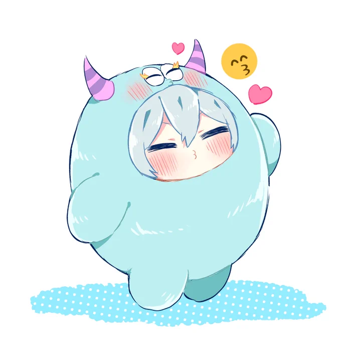 にこめ!?
 #リプで送られてきた絵文字の表情で描く 