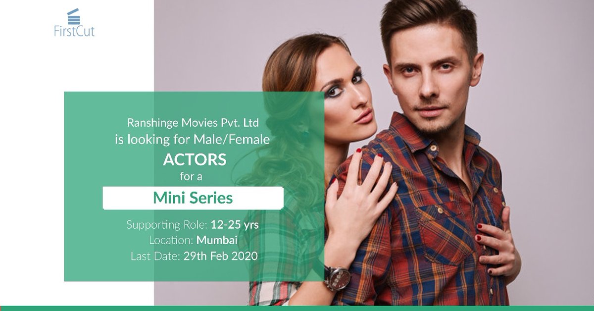 FirstCutWorld's tweet photo. Hola Mumbai!
Ranshinge Movies is looking for new faces for a Mini Series.
Stay tuned for more exciting opportunities.
Apply now - https://t.co/JelJZdMGSn
#Acting #Actors #methodactors #Models #Onlineauditions #mumbaiauditions #delhiauditions #actingschools #FirstCutworld https://t.co/WehmBSz6M3