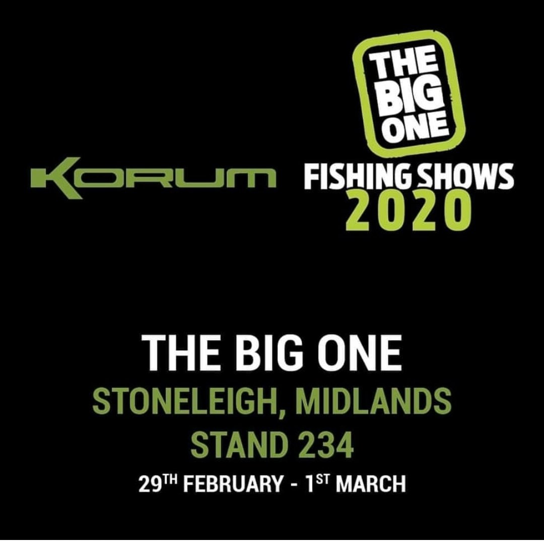 If your going call round the <a href="/KorumFishing/">Korum</a> stand and feast your eyes on the fantastic new products