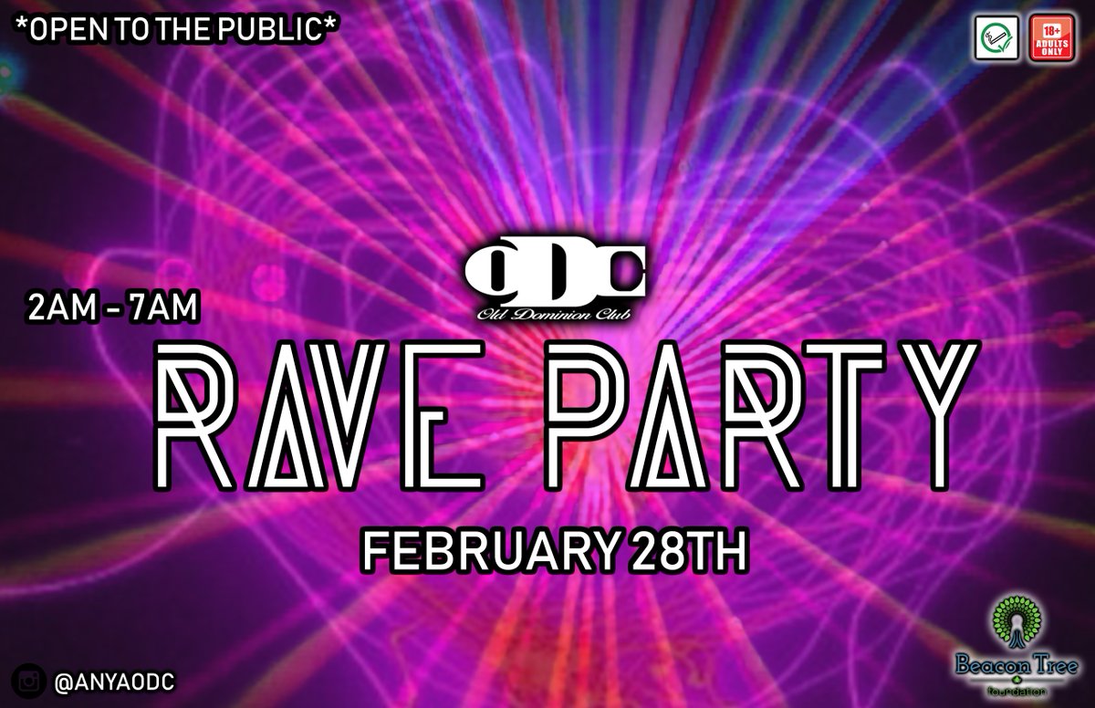 _PaperMoonSS's tweet photo. As all the partying comes to an end and all the bars are closing ODC is just now opening up! We are having a Rave Party and its OPEN TO THE PUBLIC. Keep the party alive and come to ODC. #odc #odcafterhours #afterhours #nightclub #nightlife #party #rave #tecnho #music https://t.co/Tsi8qNNcCt