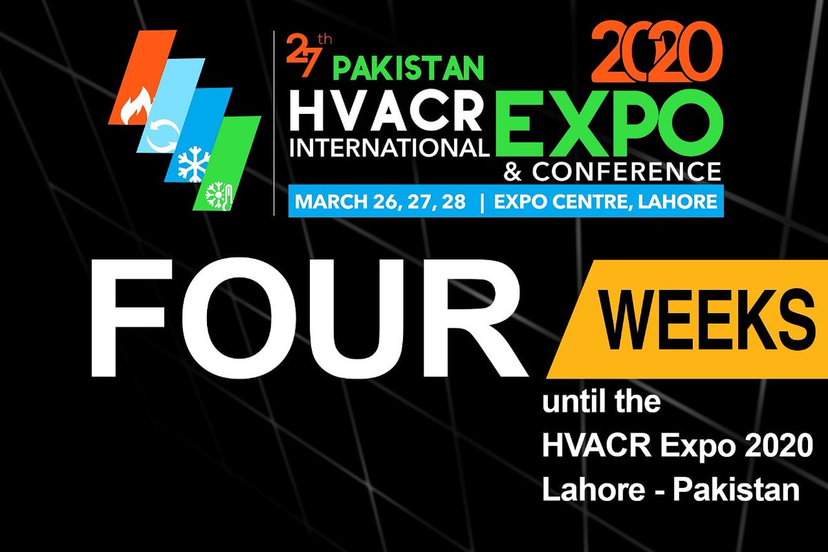Are you Ready
#HVACR
#refrigeration
#Expo2020 
#Lahore