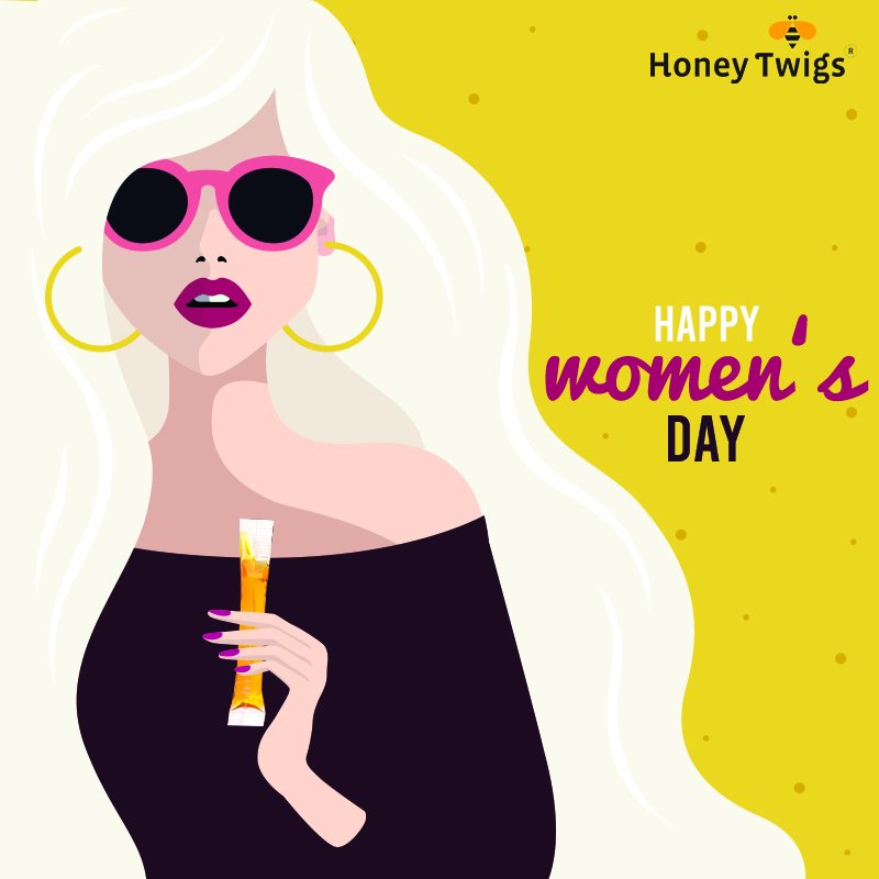 This Women's Day choose a healthy lifestyle and stay fitter! 
Honey is used as a medicine to combat weakness so grab your Honey Twig on the go and just twig it when you're feeling low!   

#HoneyBenefits #MakeTheSwitch #NoMessHoney #HoneyOnTheGo #HiHoneyByeSugar #WomensDay
