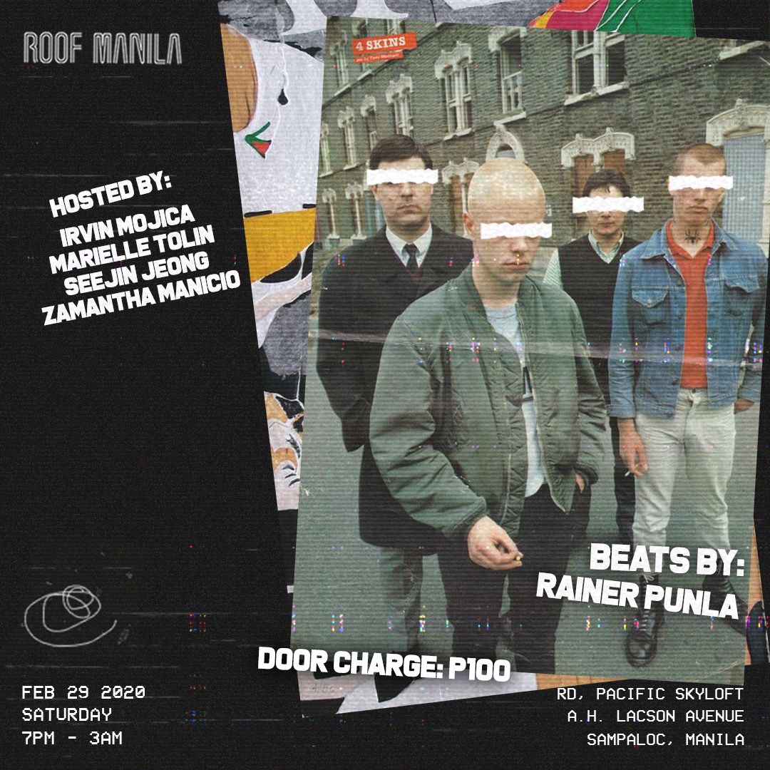 RoofManila's tweet photo. The weekend is HEREEEE 🥳 Drop by for a drink or two and party to the beats of Rainer Punla 🎶🔥 Hosted by Irvin Mojica + Marielle Tolin + SeeJin Jeong + Zamantha Manicio 😜 See you at the Roof! #FeelsGoodOnTop https://t.co/8qGPEZE6PU