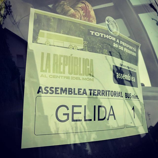 Sortida de l’#autocar de l’<a href="/ANCGelida/">ANC Gelida</a> cap a l’acte del <a href="/ConsellxRep/">COMPTE ANTIC Consell de la República Catalana</a> a #Perpinyà #ObjectiuIndependència #Gelida #Penedès bit.ly/2wfgZIB