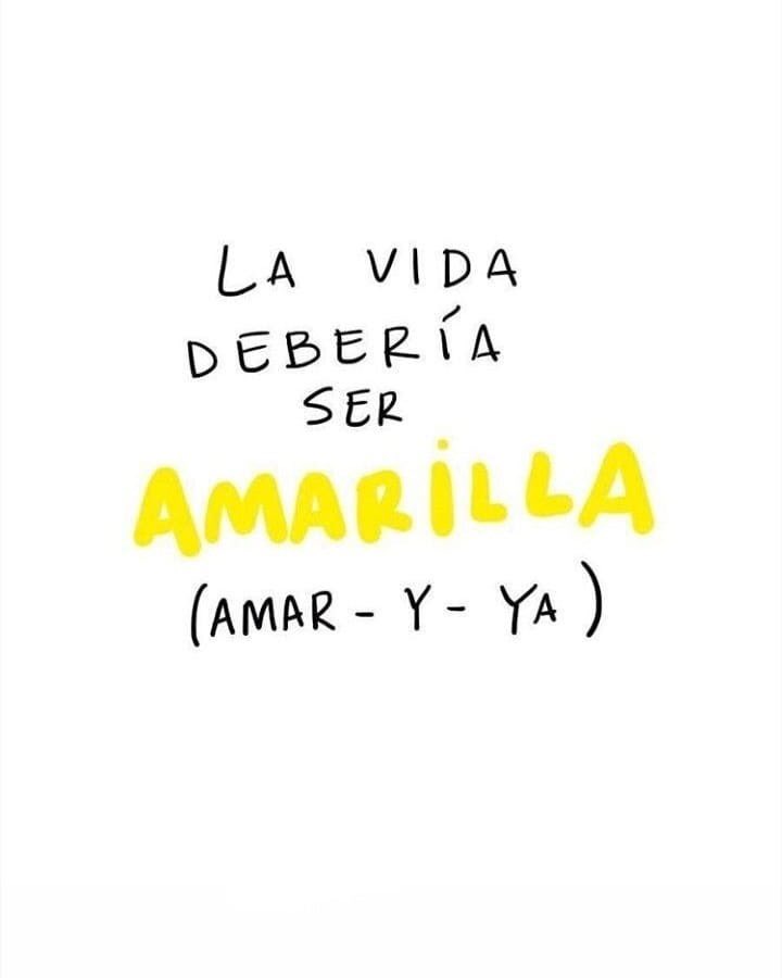 Daneesc's tweet image. Amarillo es el color 💛