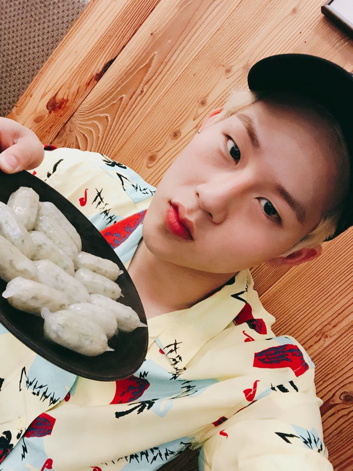 I hope jooheon eat a lot of his favorite dumplings  @OfficialMonstaX 