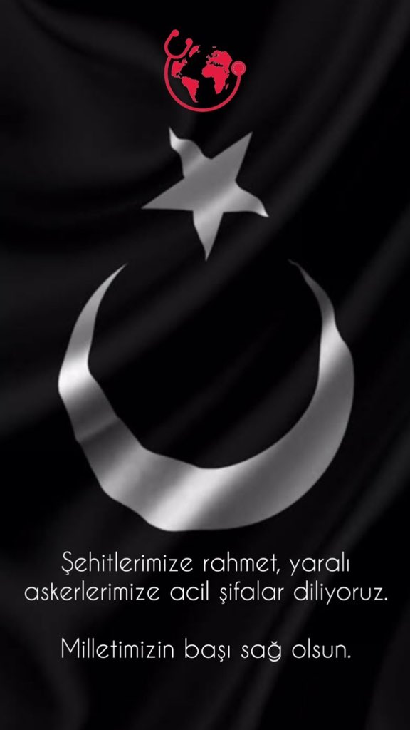 #sehidimizvar 
Milletimizin başı sağ olsun...