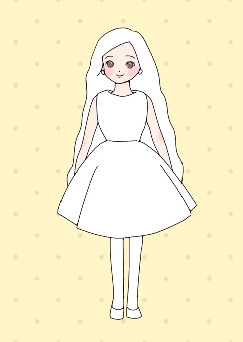 子たちとファッションデザイナーごっこするために作ったテンプレートです?リボンつけたりレースつけたり柄描いたりしてもらおうと、そんで実際りかさん用に作れたら良いなと目論んでます?
(あ!もし万が一ファッションデザイナーごっこしたい方がいらっしゃったらこれ使ってください!(B5)) 