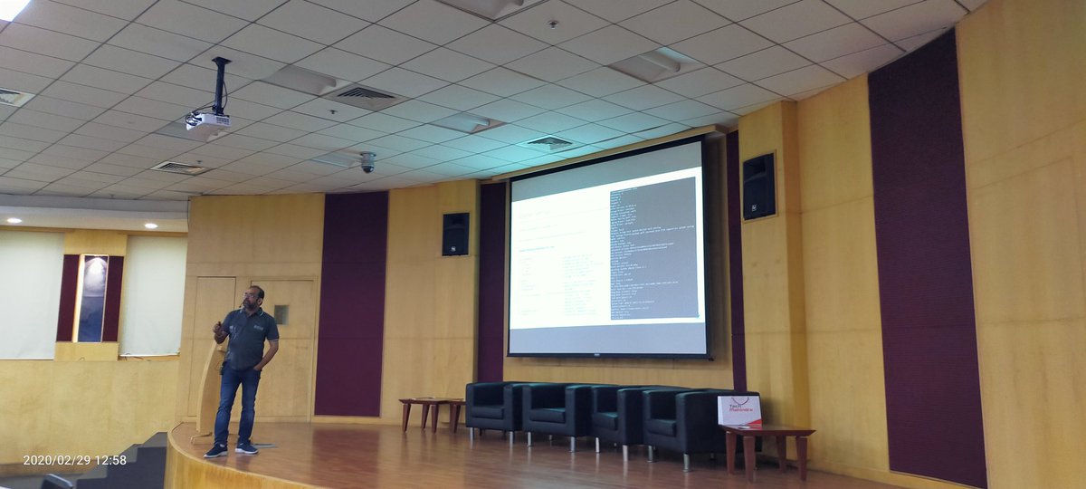 Shanmugasundarz's tweet image. Under going excellent workshop #DevOPSForDBA #AHandsOnExperience at @tech_mahindra in collaboration w @AIOUG @aioug_hyderabad
Thanks Shri Suresh Gandhi @geeksinsights @qualcomm_in 4 sharing ur rich experience in #DevOps @Oracle
Excellent facilities HLC @vinay_agrawal @msjsr