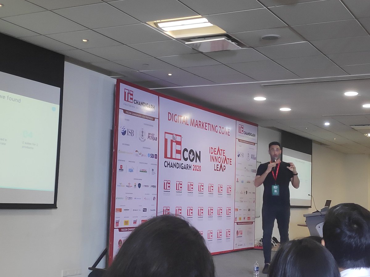 Encaptechno's tweet photo. Great insights by #EdwardMurray on #website optimization and #leadconversions at #TiEConChandiagrh2020 @ISBedu
@Ashok83 @jaykarams @abhibhalla12 @Abhi_CRM https://t.co/jzNfBCcoQJ