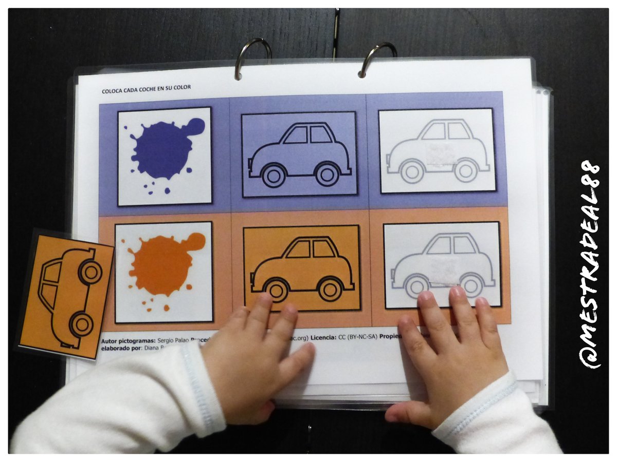 arasaac's tweet photo. #materialTEACCH #pictogramas
🤔👉🚗"Material TEACCH - Trabajamos la atención con los colores"🤔👉🔴
- Descargar desde ARASAAC:
➡🖥https://t.co/8jovMvkr7a
➡🖥https://t.co/phEXB21myP
➡🖥https://t.co/BsmUgnuwXK
➡🖥https://t.co/KnnF4lqOZu
Gracias, Diana. https://t.co/y6xLtKUhDZ