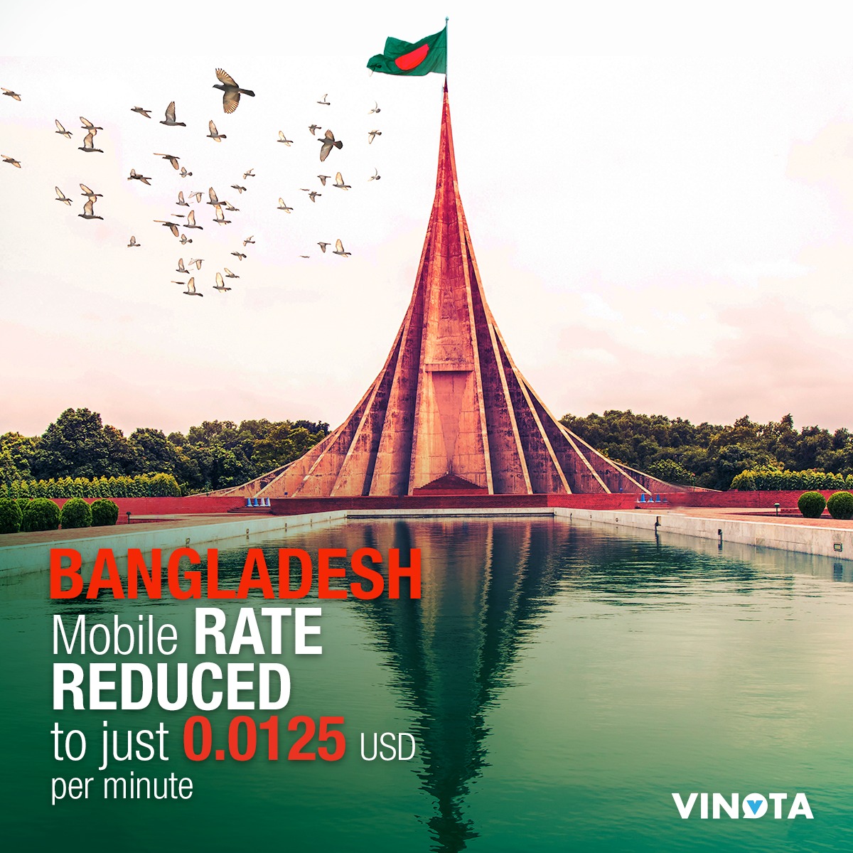 vinotaAPP's tweet photo. Best rate ever to call your family and friends in Bangladesh. Why wait? Call now with the reduced rates to any Bangladesh Mobile. https://t.co/pkLvRXAtSo