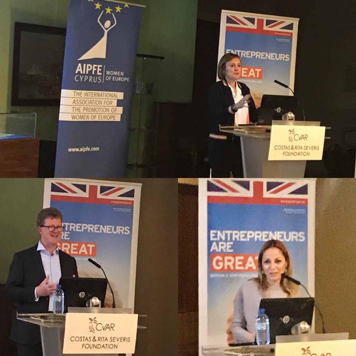 AnnaKoukkides's tweet image. Kind sponsorship @UKinCyprus @StephenLillieUK made possible @AipfeCyprus specialized e-commerce workshop for members+friends of our organization, w acclaimed #digitalentrepreneur @amicog, one of the most powerful women in #Britain in online retail. #womenintech #WomeninBusiness