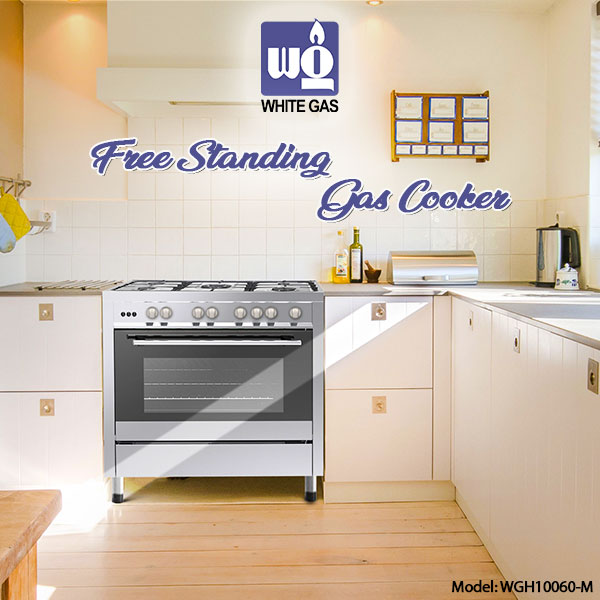 White Gas Free Standing Cooking Range, 5 Burner.
Kitchens of the Future.

✅Thermostat Gas Oven
✅Automatic Ignition
✅Easy Clean Enamel
✅Gas Grill with Fan

#CookingRange #GasRange #cookingware #5Burner #BestQuality #UAE #Dubai