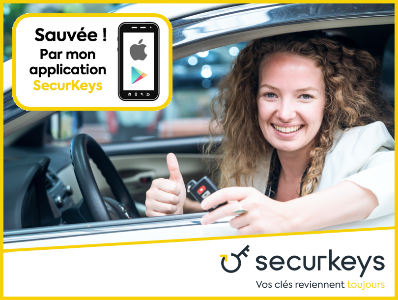 Clés perdues, porte claquée ? Grâce à l'application SecurKeys, service d'assistance de garde et livraison anonymes, de votre double de clés , en 1H partout en France, et 24H partout en Europe. 34,90€/an + remise de votre assurance. Inscription sur securkeys.com