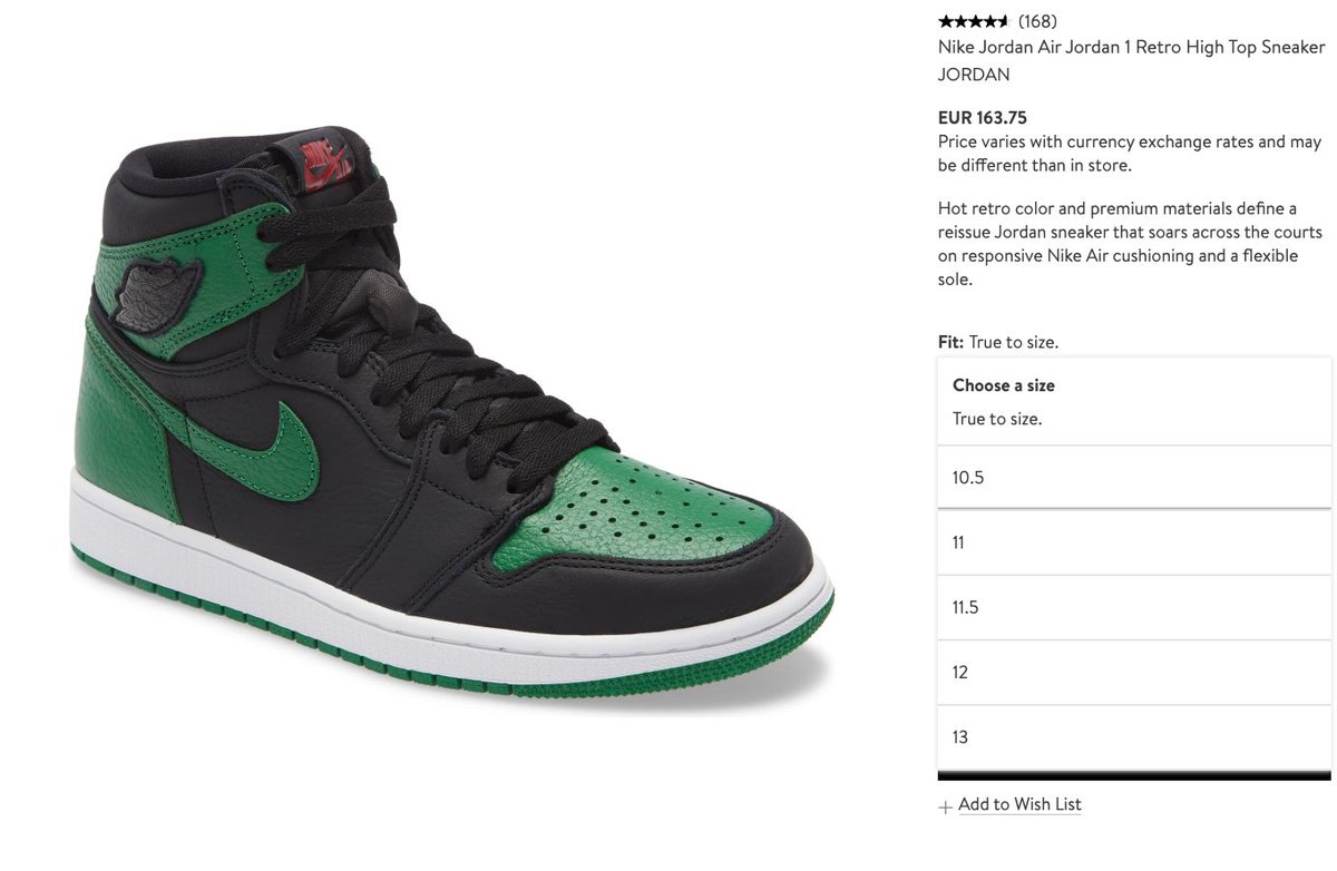 air jordan 1 nordstrom