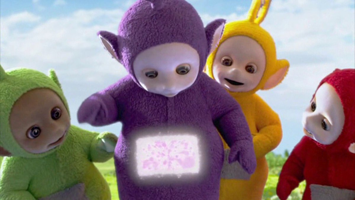 I was 29 years old when IT FINALLY HIT ME: 

They are called “Teletubbies” because THEY HAVE TELEVISION ON THEIR “TUBBIES”, which is how a toddler would most likely pronounce “tummies”!

KOK BARU SADAR. BODOH.