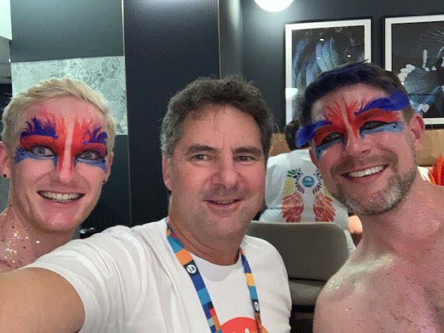 DrLarryMarshall's tweet photo. Diversity is critical to innovation, but supporting all of your people to be themselves at work is also just the right thing to do. Proud to be celebrating #MardiGras2020 with Team @CSIRO ! https://t.co/v3w4y84qeR https://t.co/MlSvJTZBtI