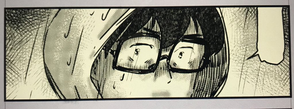 怖い漫画を描いてるよ 