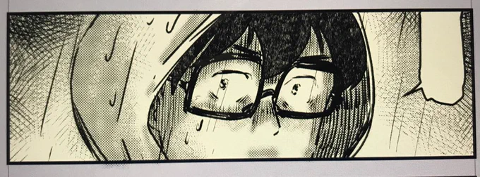 怖い漫画を描いてるよ 