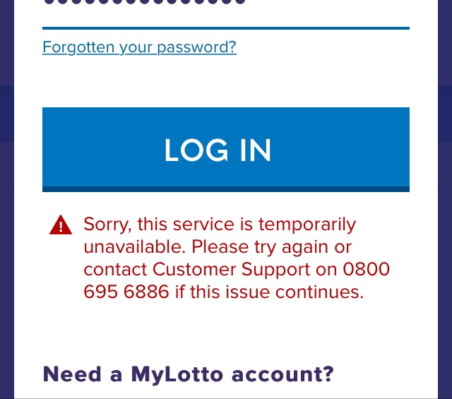 my lotto account sign in
