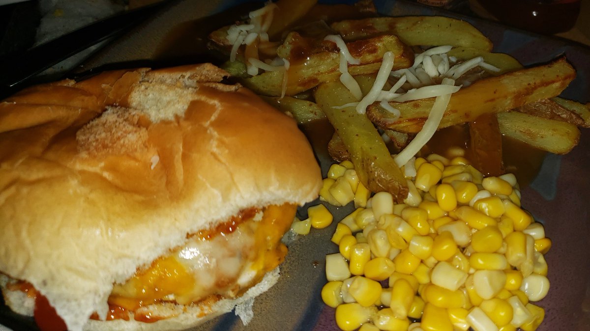 KayaColor's tweet photo. @hierophantess @StevenS60326966 There isn't. 
Have a pork burger.  
I made it myself!
#getporked https://t.co/KRGlETpDqu