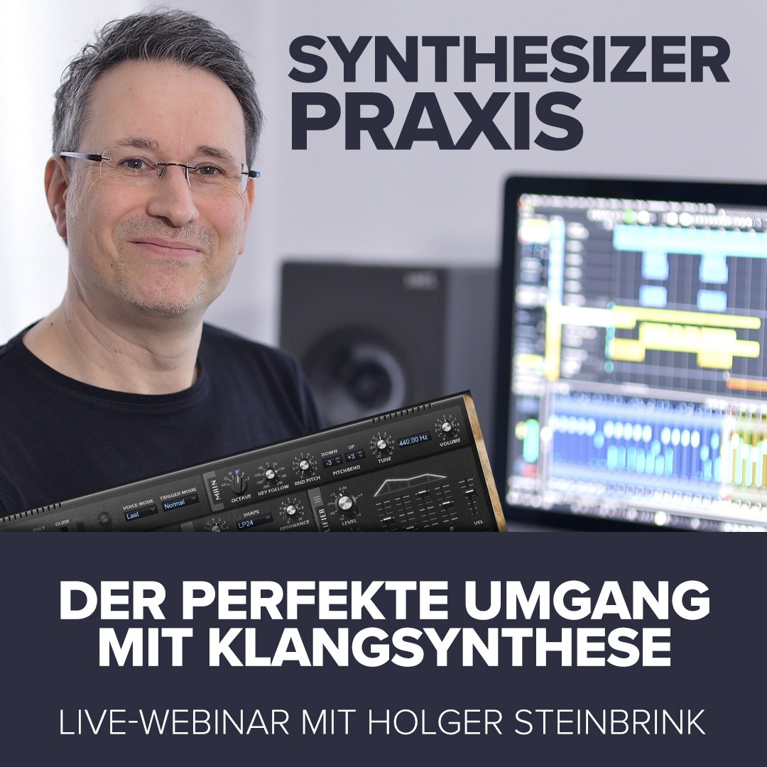 tsching's tweet image. Synthesizer Praxis Live-Webinar mit Holger Steinbrink am 3. März von 20 bis 22 Uhr: tinyurl.com/rplx8p4