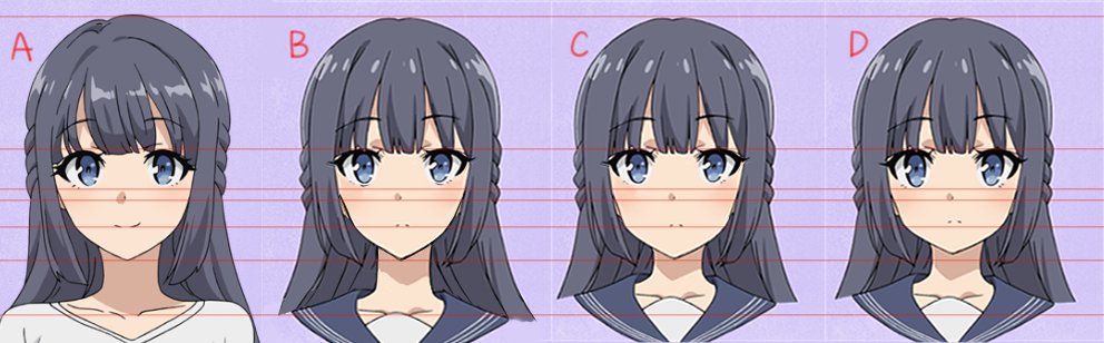 青豚の絵を使った比較 この画像の中で実際に存在する設定画はaとdだけです Aは ダテナオト イラスト解体新書 ２１刷 好評発売中 のイラスト