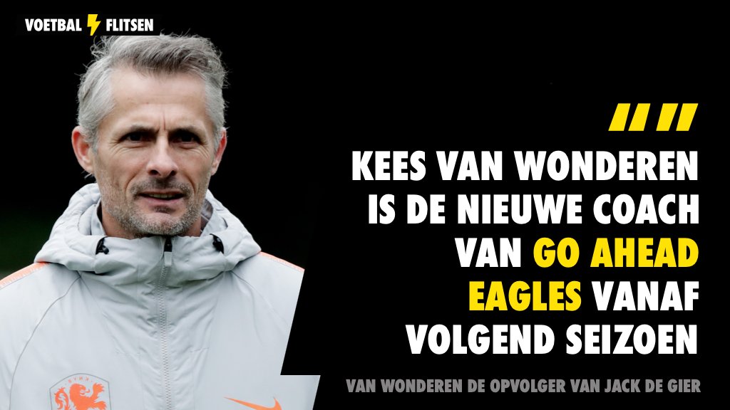 📰✍️| Go Ahead Eagles heeft vanaf volgend seizoen Kees van Wonderen aangesteld als de nieuwe hoofdcoach van het eerste elftal 👇voetbalflitsen.nl/nieuws/ge1e33/…