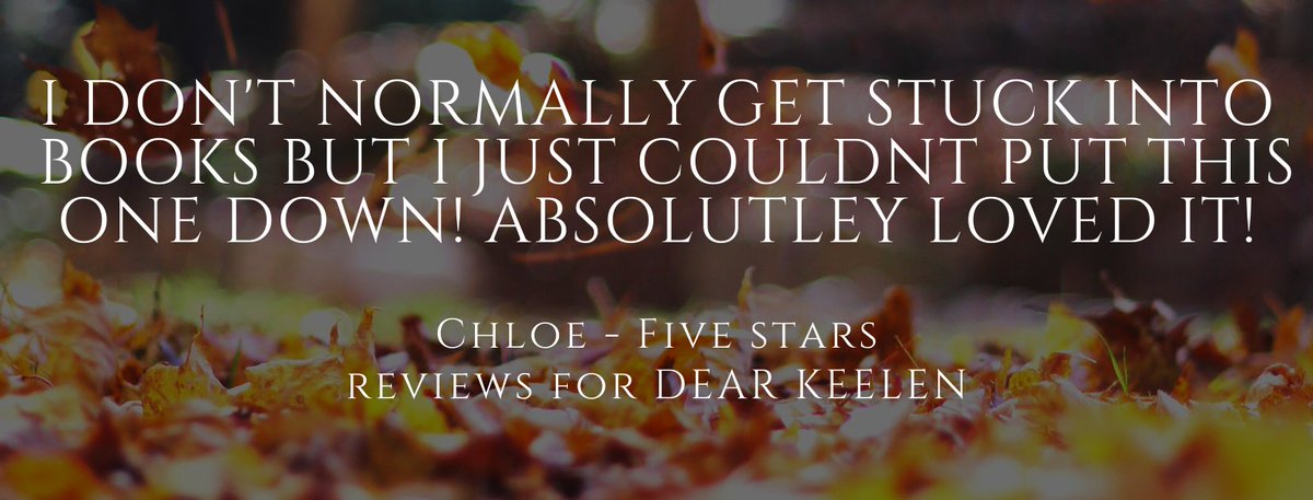 Its_Jess_Leigh's tweet photo. Another five star review for #DearKeelen @pegasuspublish https://t.co/3LAHl3FoVK