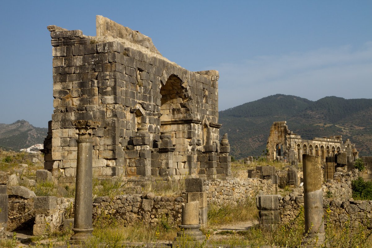 Arco de triunfo romano -Volubis (Marruecos)