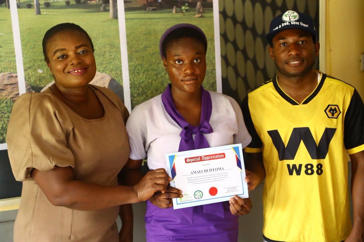 Climate Change quiz competition among Secondary Schools in #Portharcourt
<a href="/JameoMac/">JamesHarrison 🌍</a> <a href="/GreenPHCity2/">GreenPHCity 🌍🌱🌴💚</a> <a href="/tgtito/">Tito Climate</a> <a href="/NnimmoB/">Nnimmo</a> <a href="/AminaJMohammed/">Amina J Mohammed</a> <a href="/OlumideIDOWU/">Mr. Climate</a> <a href="/adebotes/">'ṣèyífúnmi Adébọ̀tẹ̀</a> <a href="/adesuwagreen/">Adesuwa Obasuyi</a> <a href="/sharon_ikeazor/">Sharon Ikeazor</a> <a href="/fmeclimateng/">Department of Climate Change</a> <a href="/HamzyCODE/">Hamzat Lawal - 🐘</a> <a href="/estherclimate/">Esther Agbarakwe</a> <a href="/CSDevNet1/">Climate & Sustainable Development Network</a> <a href="/sbi_initiative/">Sustainable Builders Initiative</a> <a href="/myEmyWEALTH/">#TheECOPLEDGE</a> <a href="/kingadindu/">Kingsley Adindu</a>