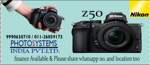 Photosystemsind's tweet photo. PhotoSystems India : Camera &amp; Accessories
Book Now 011-26859173 / 9990630710
https://t.co/1l8tmtwShZ (Buy Online)
https://t.co/S0RNrzLY8e (Whtsap Grp)  #Nikon #nikonphotography  #Z50 #camera 
#CameraHot 
Please visit https://t.co/rJO4sbu6BD https://t.co/ATB5RuOtpR