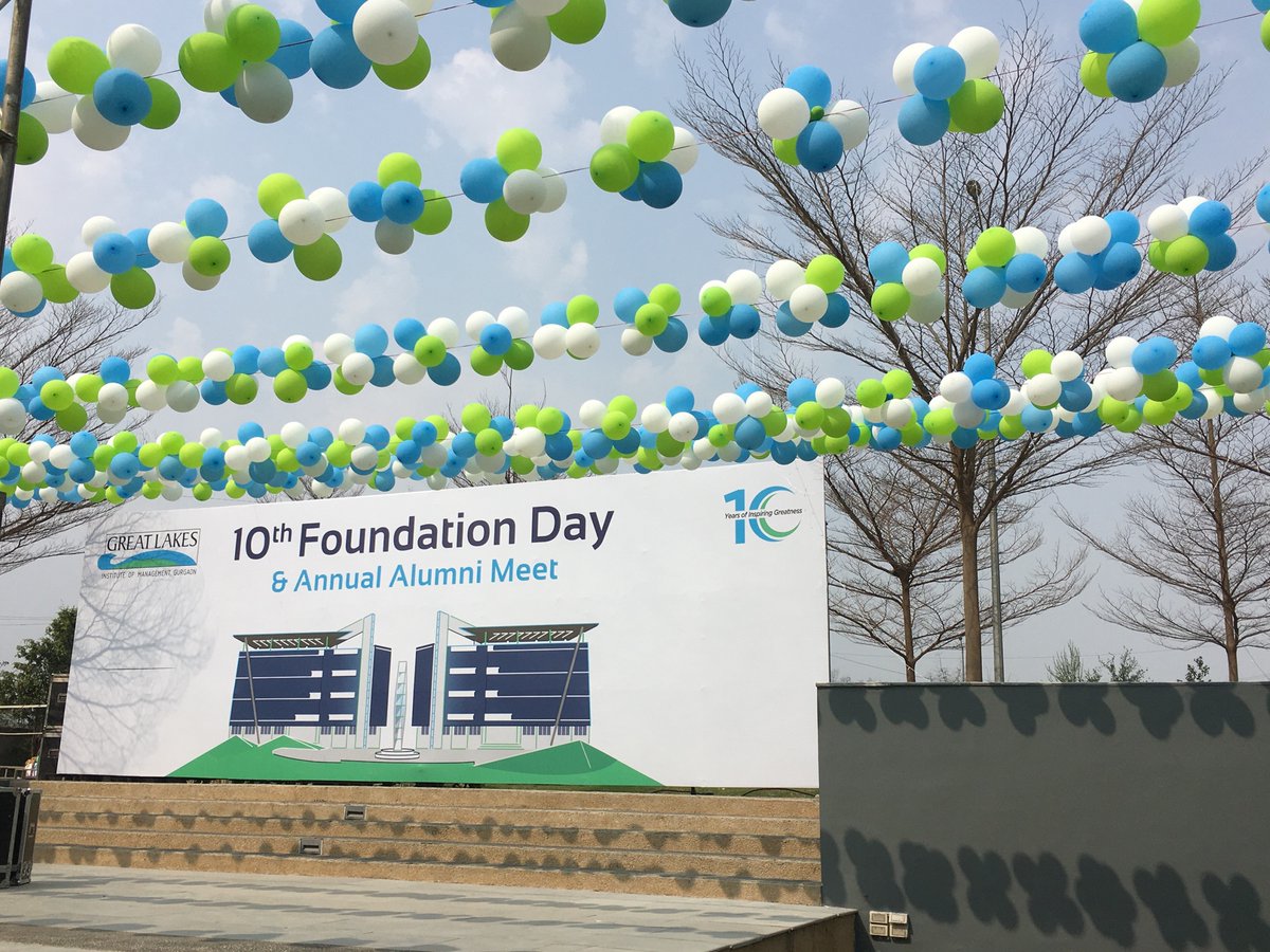 GreatLakesGgn's tweet photo. Celebrating the Milestone event of the 10th Foundation Day and Alumni Meet of @GreatLakesGgn along with the Great Lakes family. Cherishing the experiences and reliving the good times.
#10thFoundationDay #reunion #decennial #Celebration #glimg #inspiringgreatness https://t.co/NXS0vFEhNq