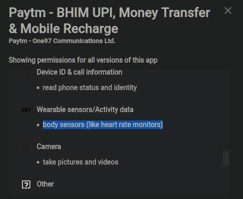 And  @Paytm is also very very interested in their customers' fitness and health!