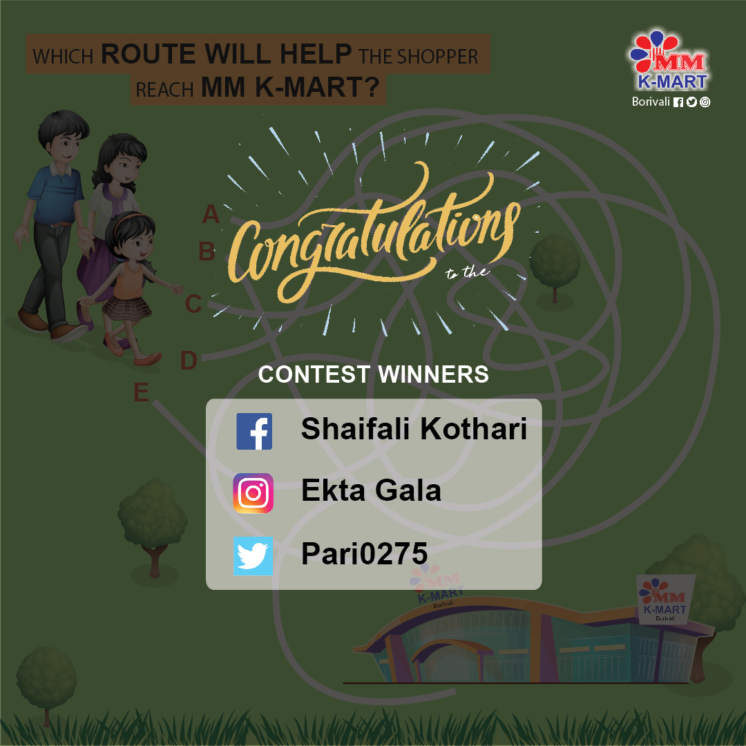 MMKMart1's tweet photo. Congratulations to all #Winners.
Please inbox us your contact details.
To others, stay tuned for more such contests, you could be next!
If you have a moment, please review us on Google: https://t.co/eTuxmpJAAL
#mmkmart #StayTuned #Followus #WinnerAnnouncement #ContestWinners https://t.co/ndrhOIWTSB