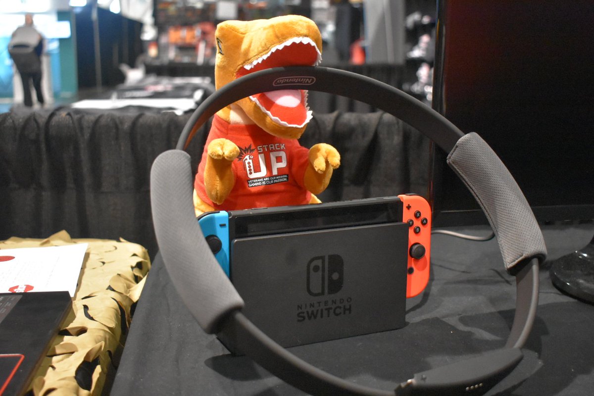 StackUpDotOrg's tweet photo. Look at #StackUpRex ready for another big day of gaming at #PAXEast2020!
Make sure to look for our big red banner and stop by our booth to learn how you can enter our raffle for some awesome gaming swag! https://t.co/Opetm4SYwx