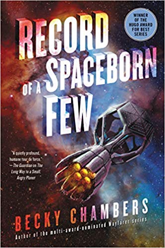 And I followed it up with the third of the "trilogy" (quotes because they're really three books loosely tied by a few shared characters and events). "Record of a Spaceborn Few" (Becky Chamber, 2018,  https://amzn.to/3cfSGuu )  #AYearOfBooks