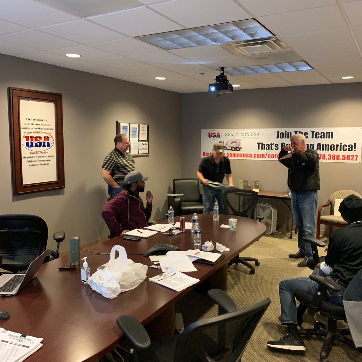 Yesterday our Technical Services Department hosted a Concrete 101 class with Danko Concrete Construction.