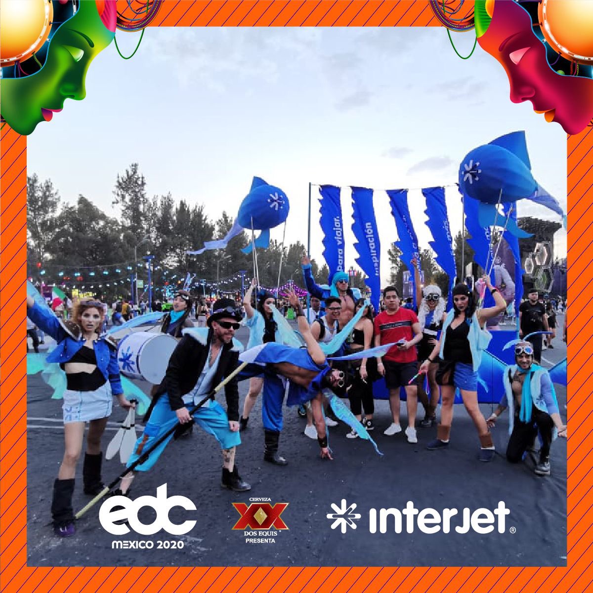 interjet's tweet photo. Así vivimos el 1er día del mejor Festival de Música Electrónica en México 🎆🔊🎶 #InterjetEDC https://t.co/X0zgekKAQA